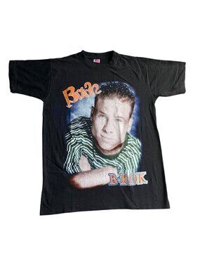 Vintage Backstreet Boys B-Rok Brian  T-Shirt Black Short Sleeve L USA